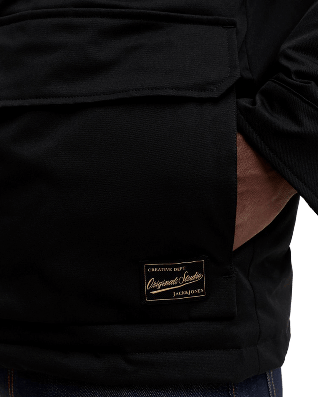 Jack & Jones Outerwear Jack & Jones Black Norrebro Padded Barn Jacket