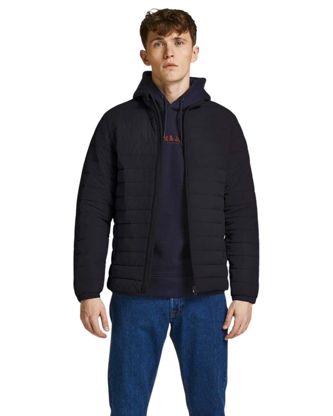 Jack & Jones Outerwear Jack & Jones Black Recycled Puffer