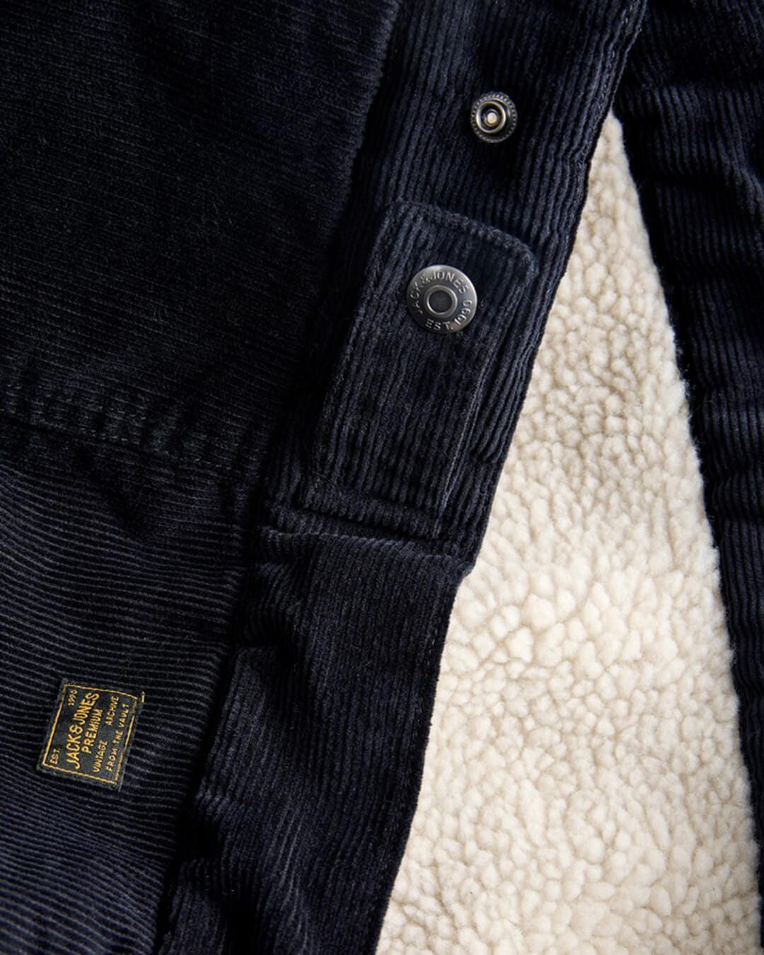 Jack & Jones Outerwear Jack & Jones Blue Connor Corduroy Trucker Jacket