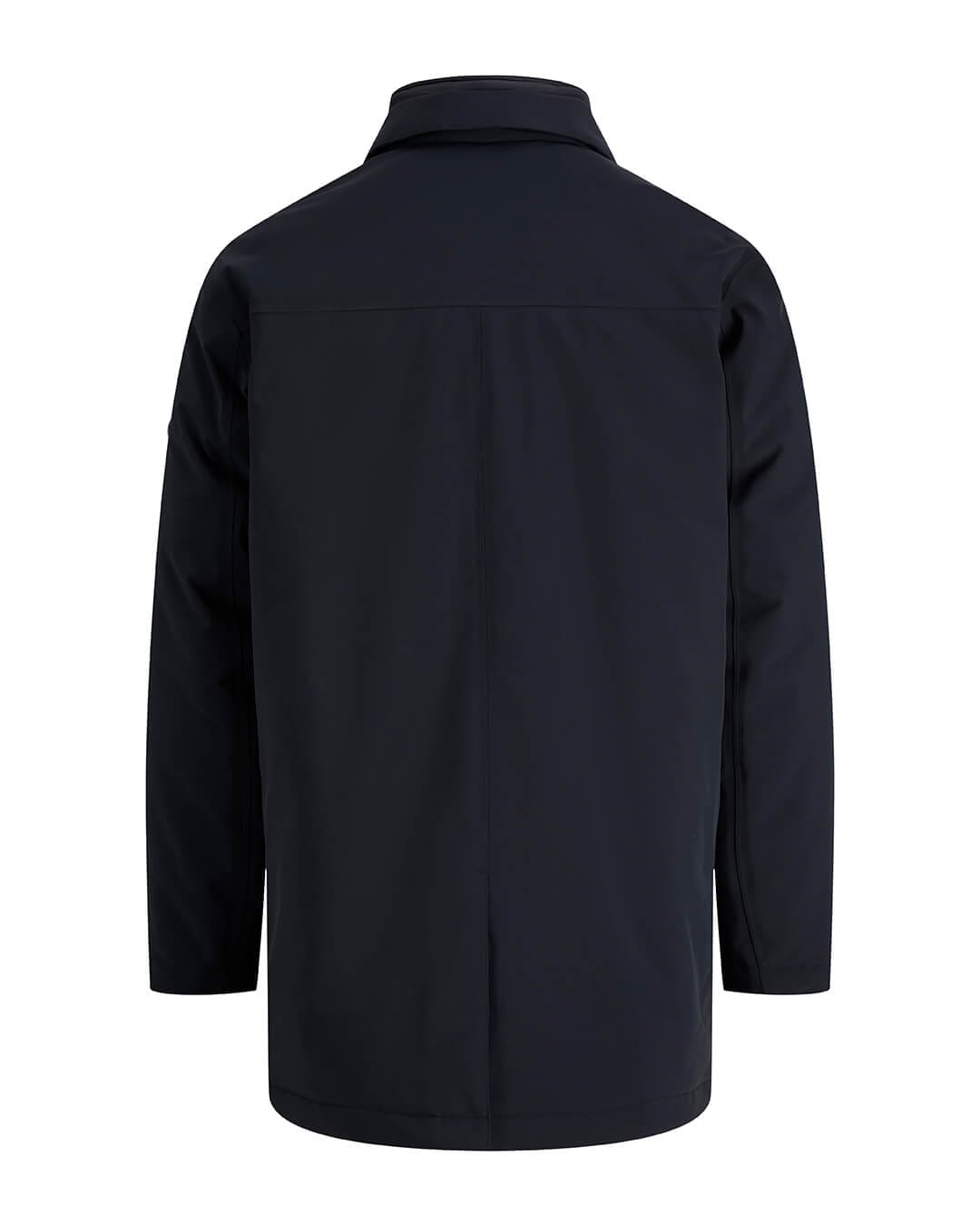 Jack & Jones Outerwear Jack & Jones Blue Devon Mac Coat