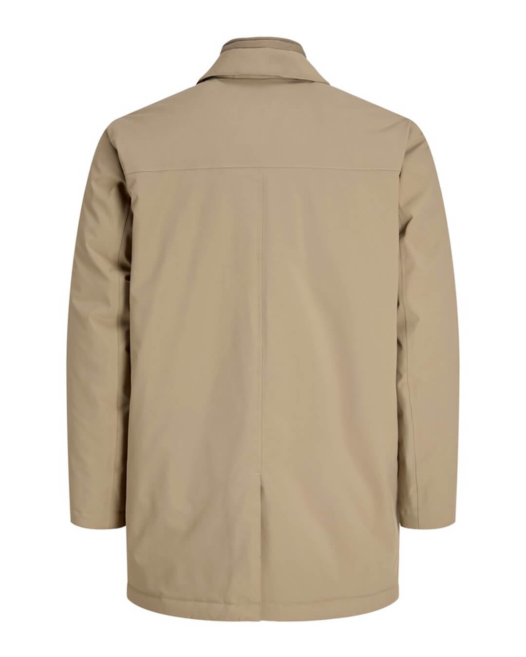 Jack & Jones Outerwear Jack & Jones Brown Devon Mac Coat