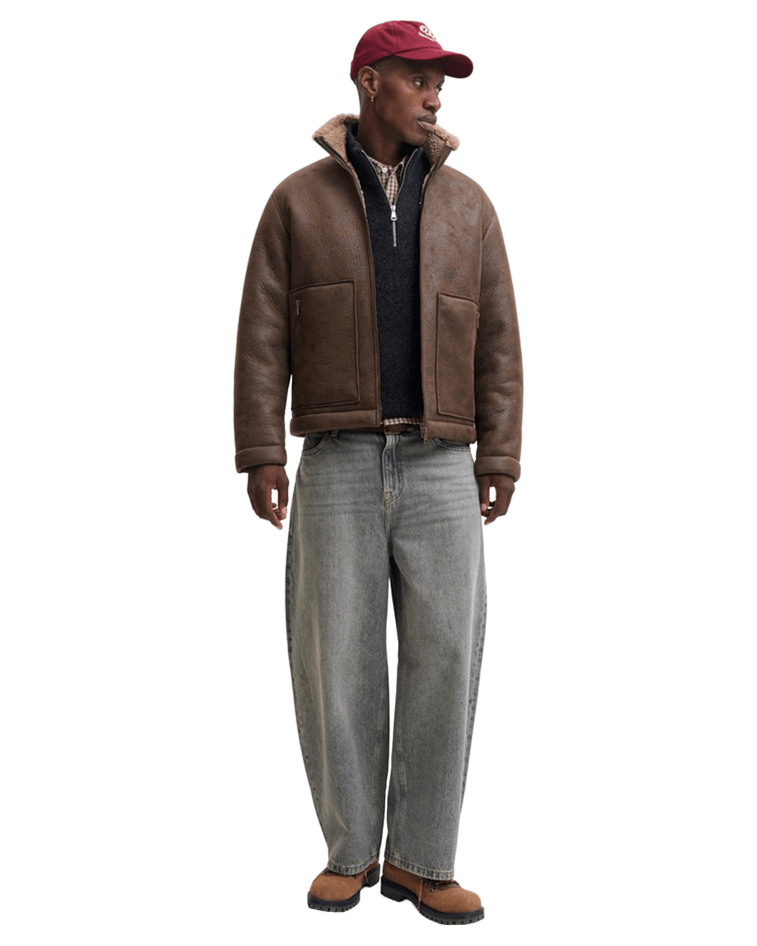 Jack & Jones Outerwear Jack & Jones Brown Salamanco Flight Jacket