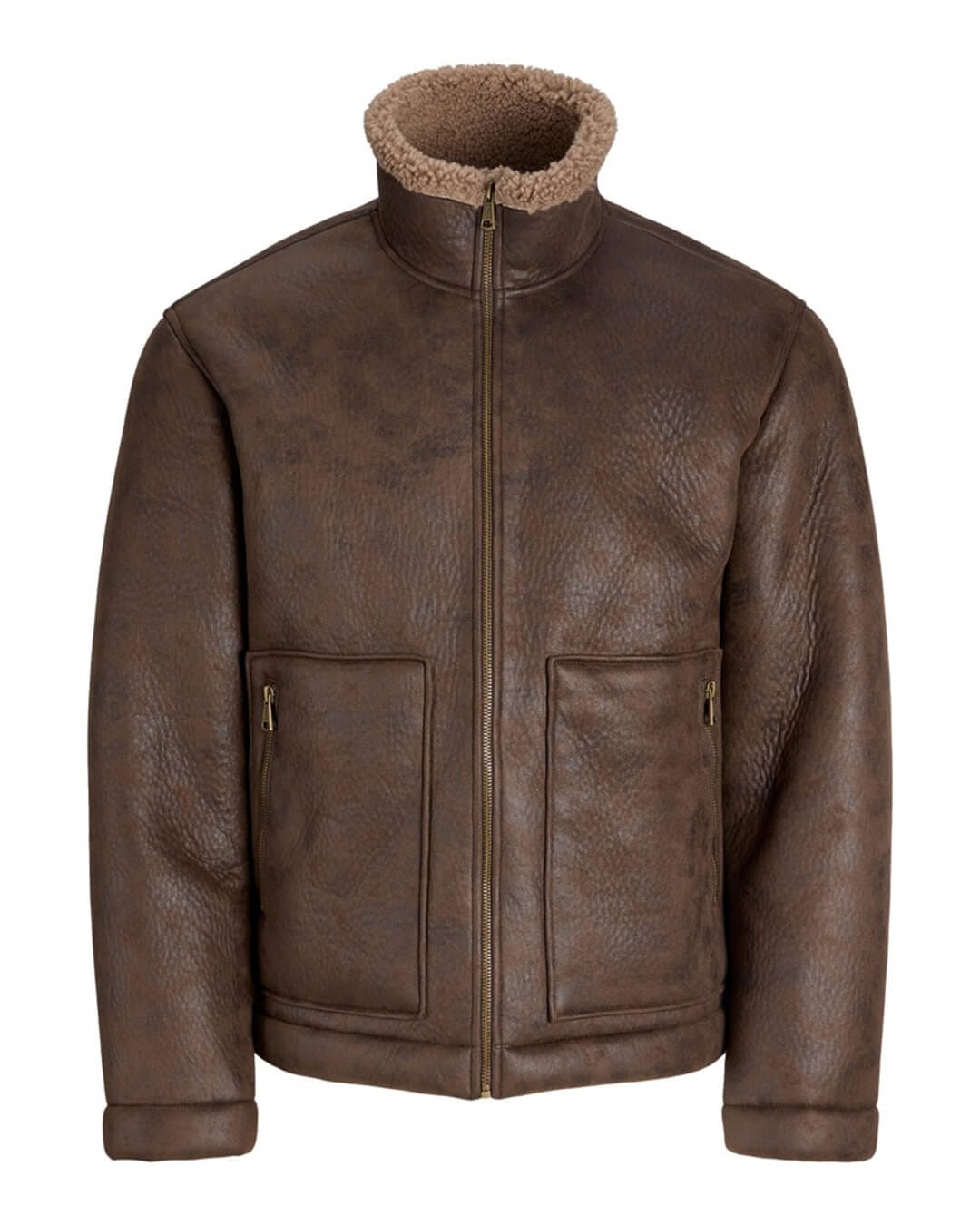 Jack & Jones Outerwear Jack & Jones Brown Salamanco Flight Jacket
