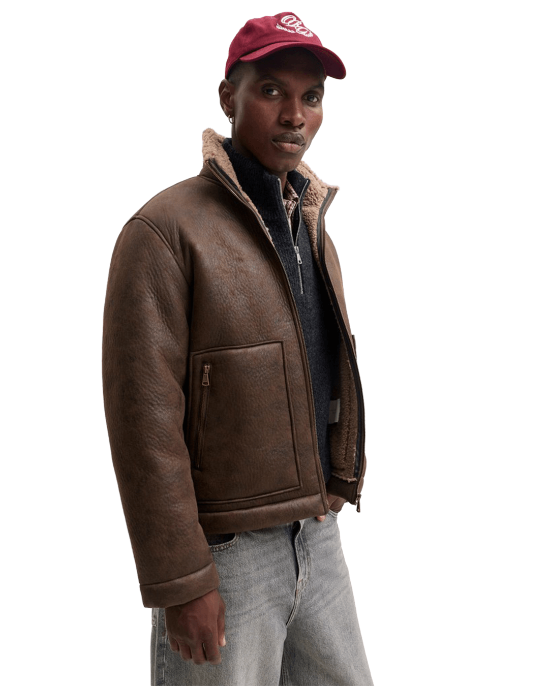 Jack & Jones Outerwear Jack & Jones Brown Salamanco Flight Jacket