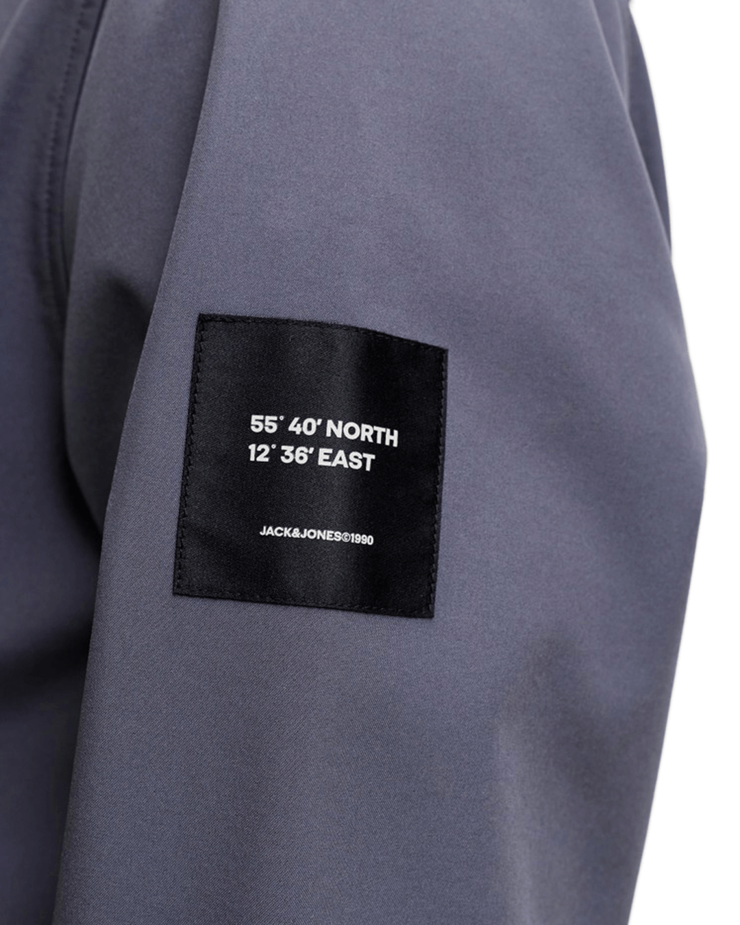 Jack & Jones Outerwear Jack & Jones Grey Basic Softshell Hooded Jacket