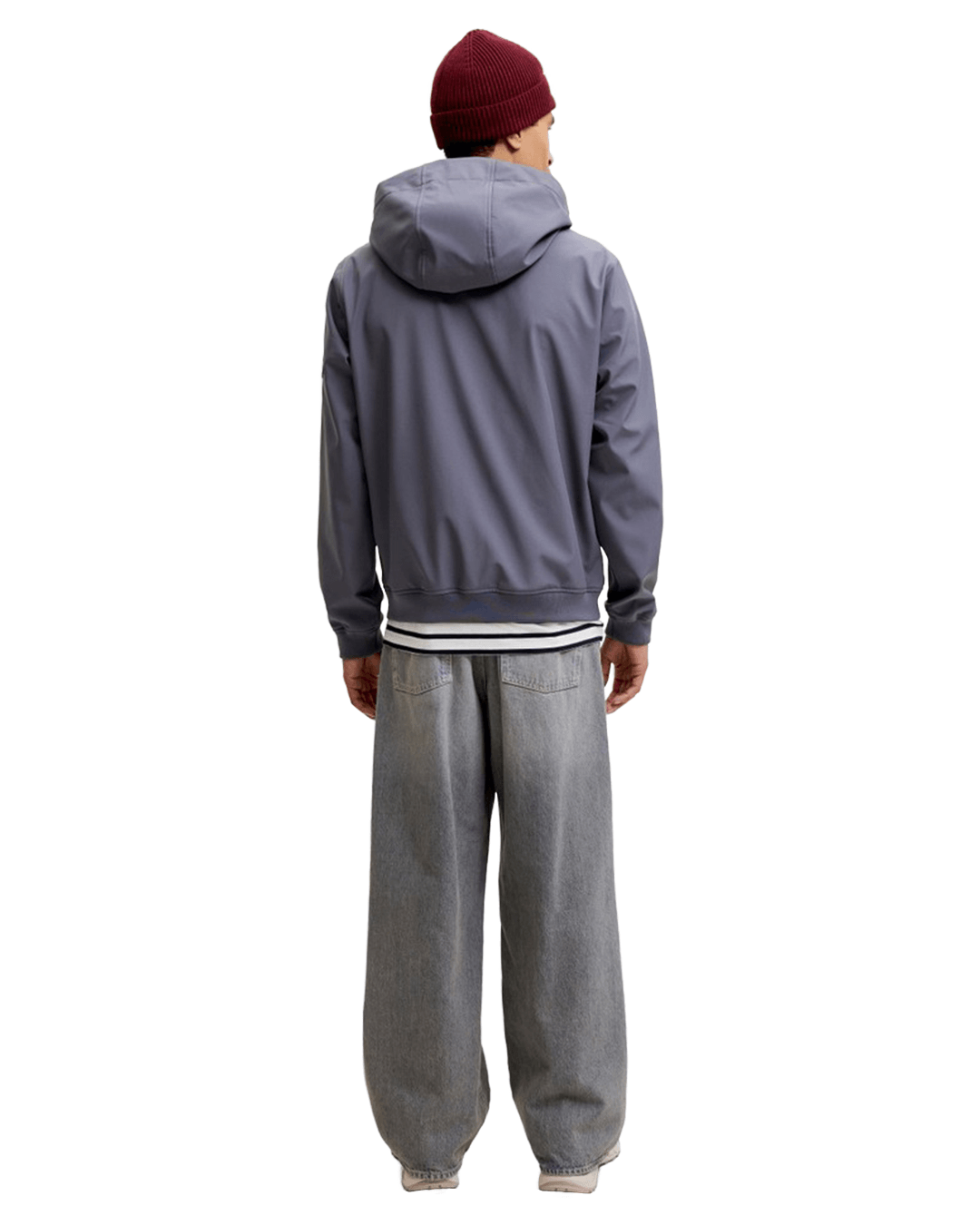 Jack & Jones Outerwear Jack & Jones Grey Basic Softshell Hooded Jacket