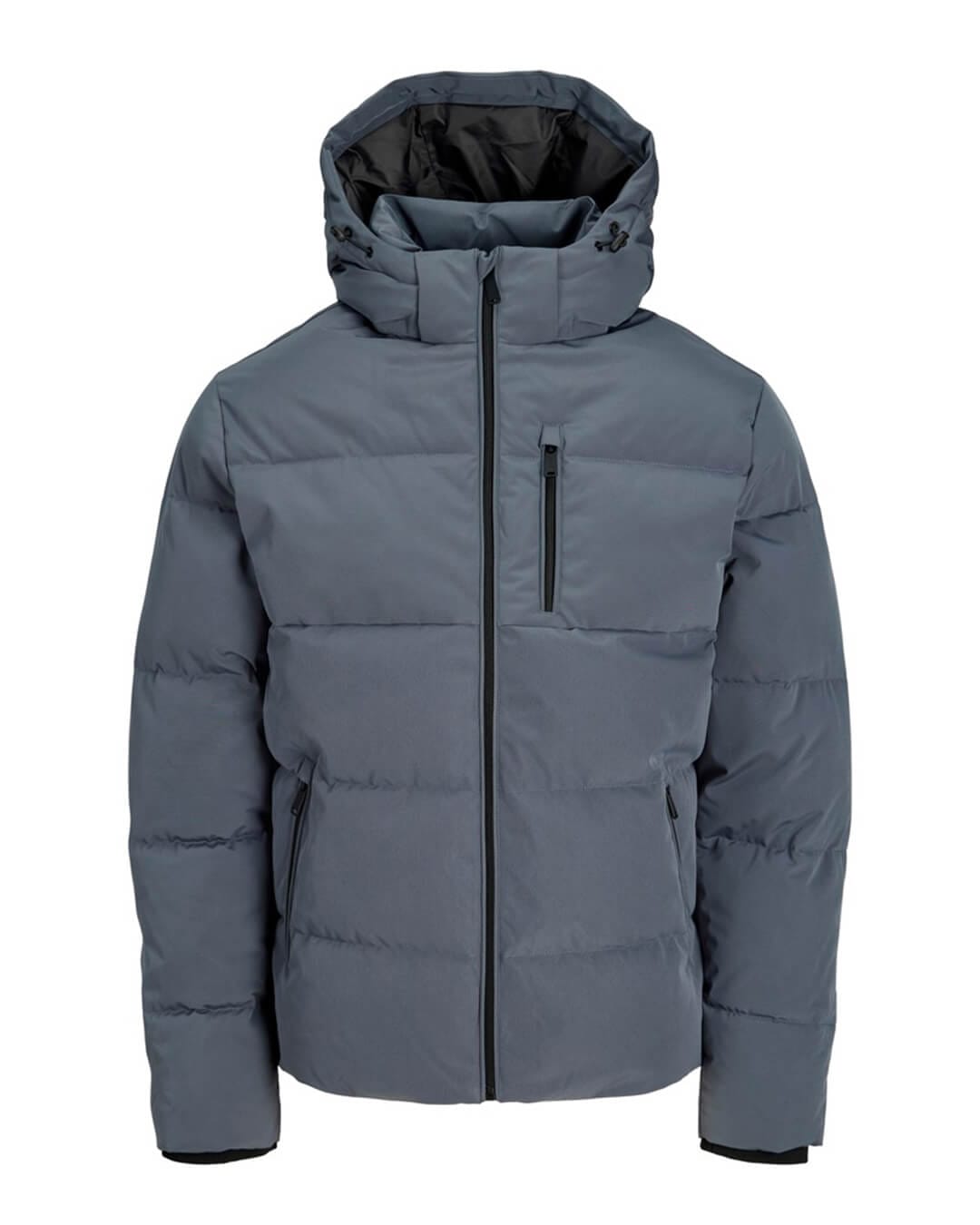 Jack & Jones Outerwear Jack & Jones Grey Becks Puffer Jacket