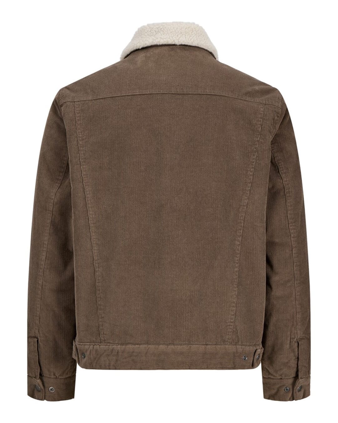 Jack & Jones Outerwear Jack & Jones Grey Connor Corduroy Trucker Jacket