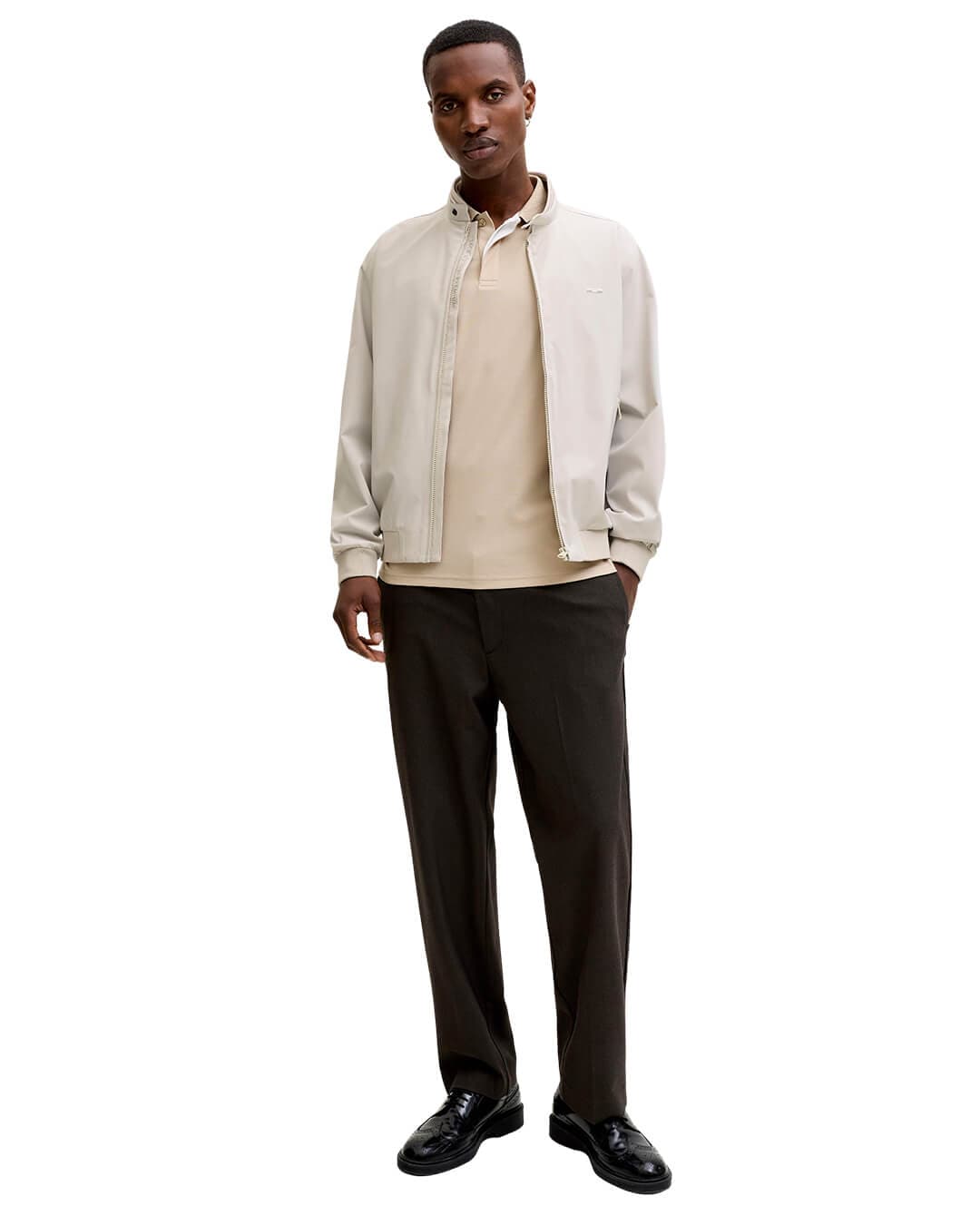Jack & Jones Outerwear Jack & Jones White Jprblubrad Bomber Jacket