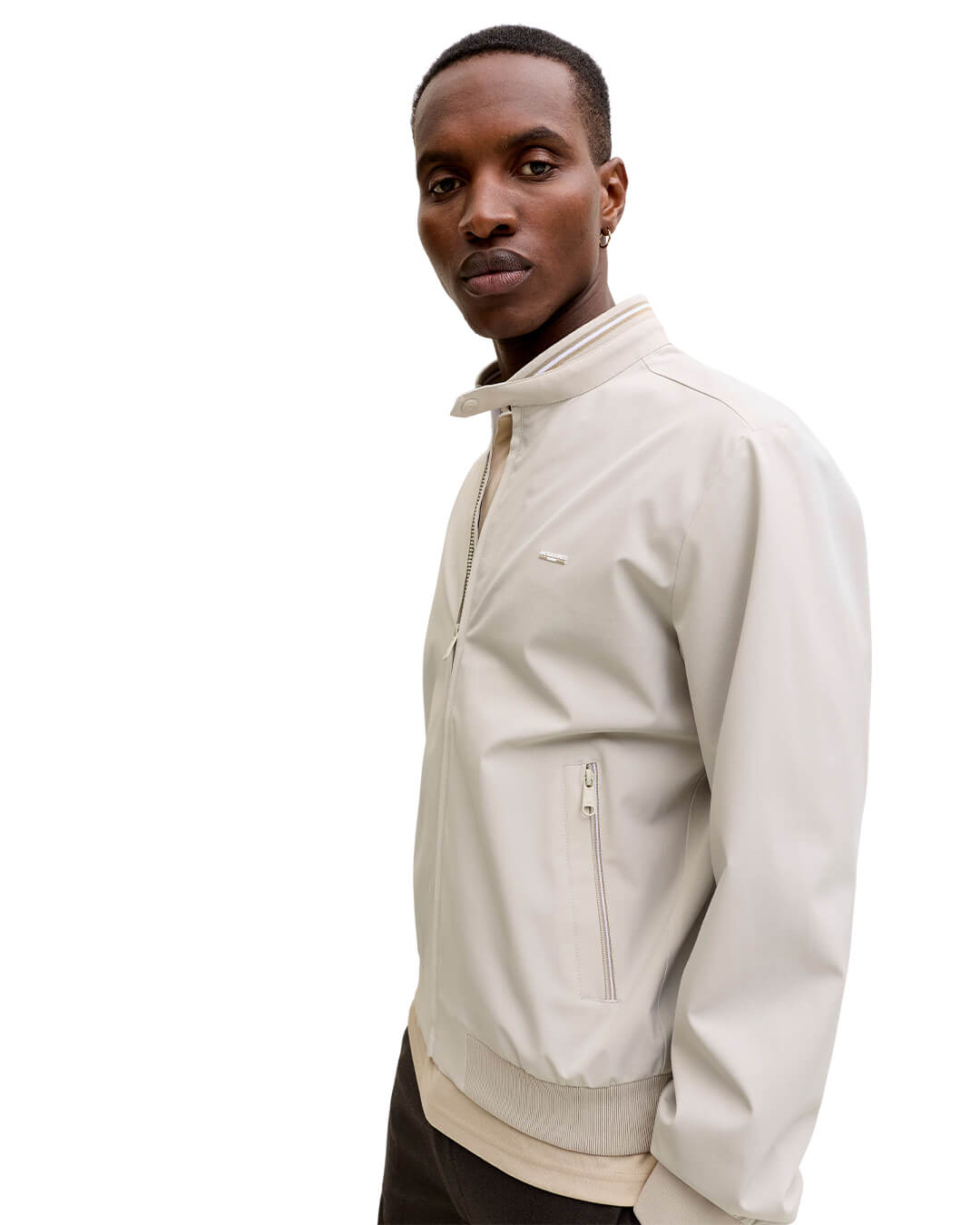 Jack & Jones Outerwear Jack & Jones White Jprblubrad Bomber Jacket