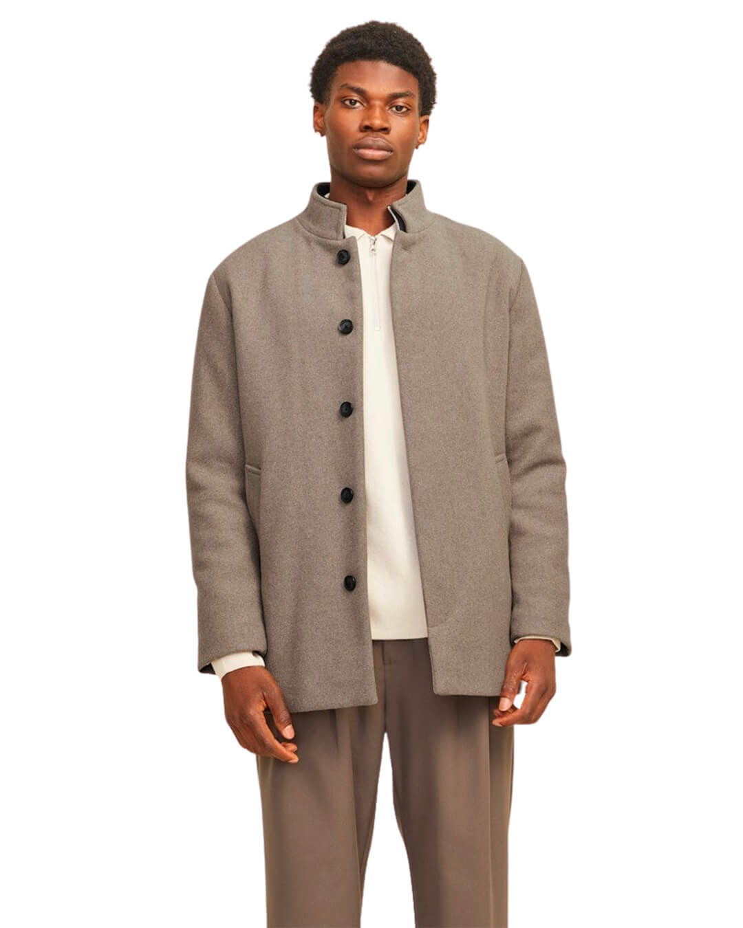 Jack & Jones Outerwear JJEHARRISON WOOL BLEND JACKET SN GREIGE