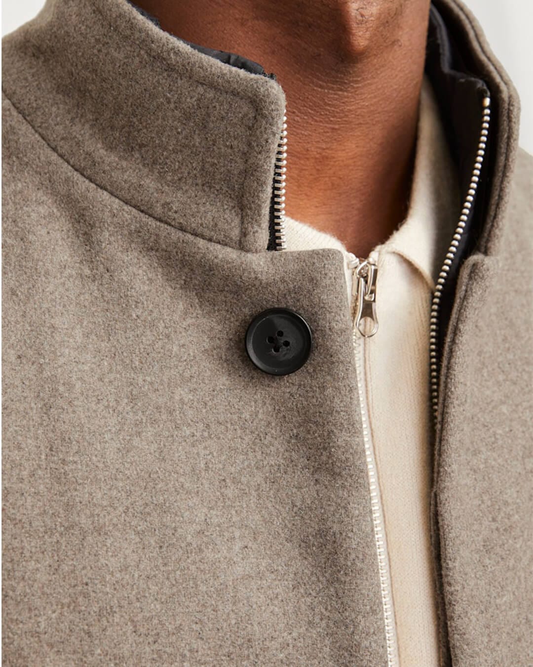 Jack & Jones Outerwear JJEHARRISON WOOL BLEND JACKET SN GREIGE