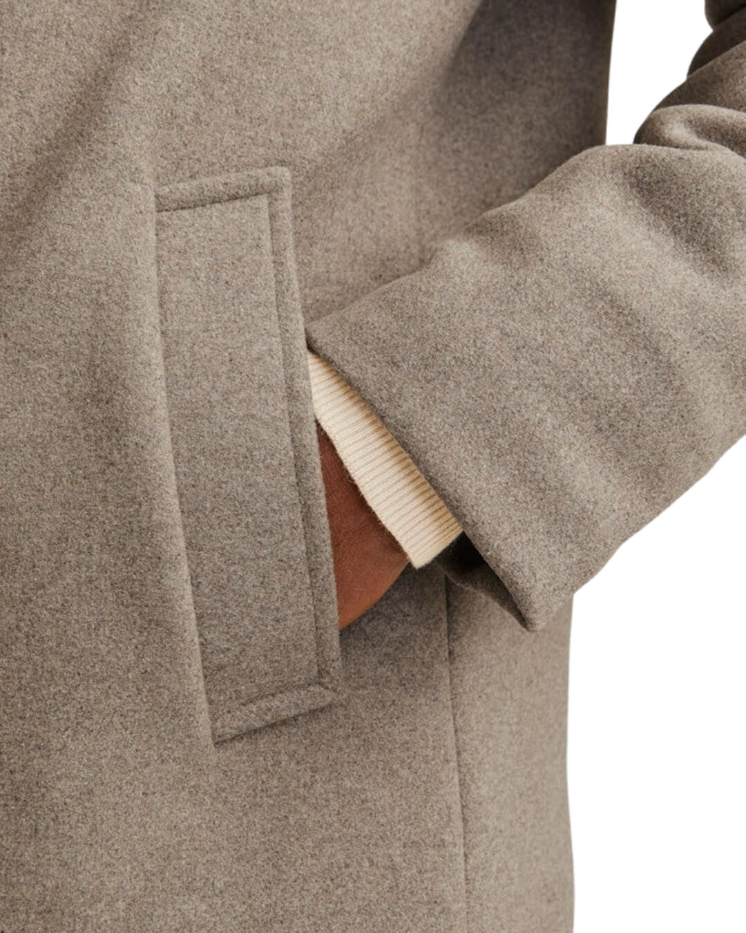 Jack & Jones Outerwear JJEHARRISON WOOL BLEND JACKET SN GREIGE