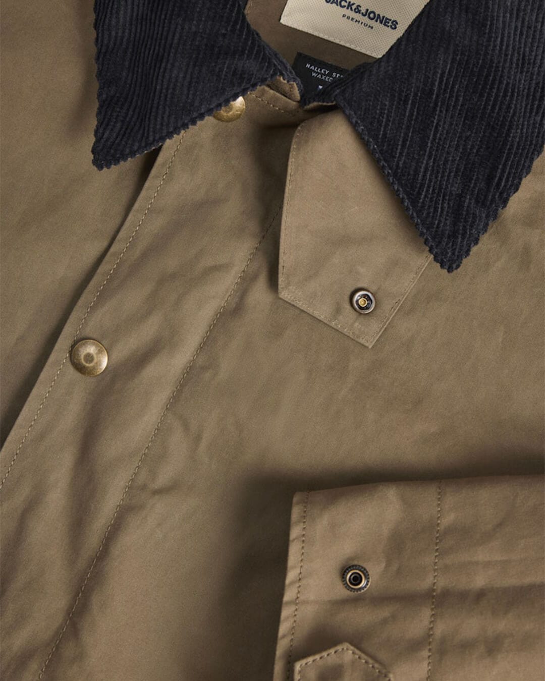 Jack & Jones Outerwear JPRBLUCLINT WAXED JACKET CANTEEN