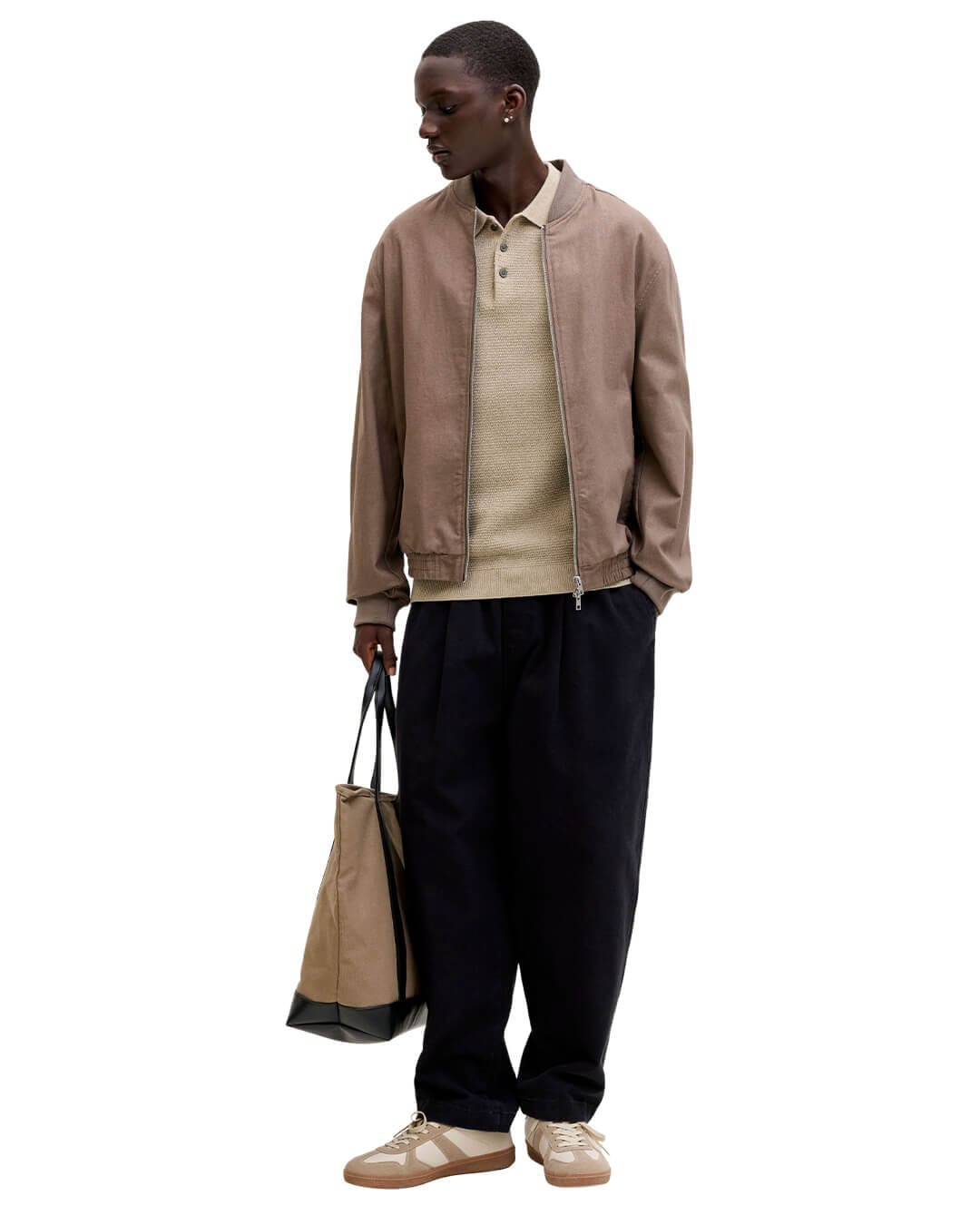 Jack&Jones Polo Shirts Jack&Jones Beige Knit Polo