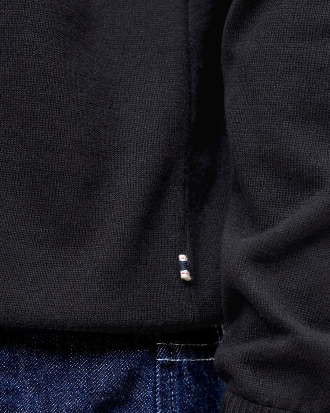 Jack & Jones Polo Shirts Jack & Jones Black Basic Knit Long Sleeve Polo Shirt