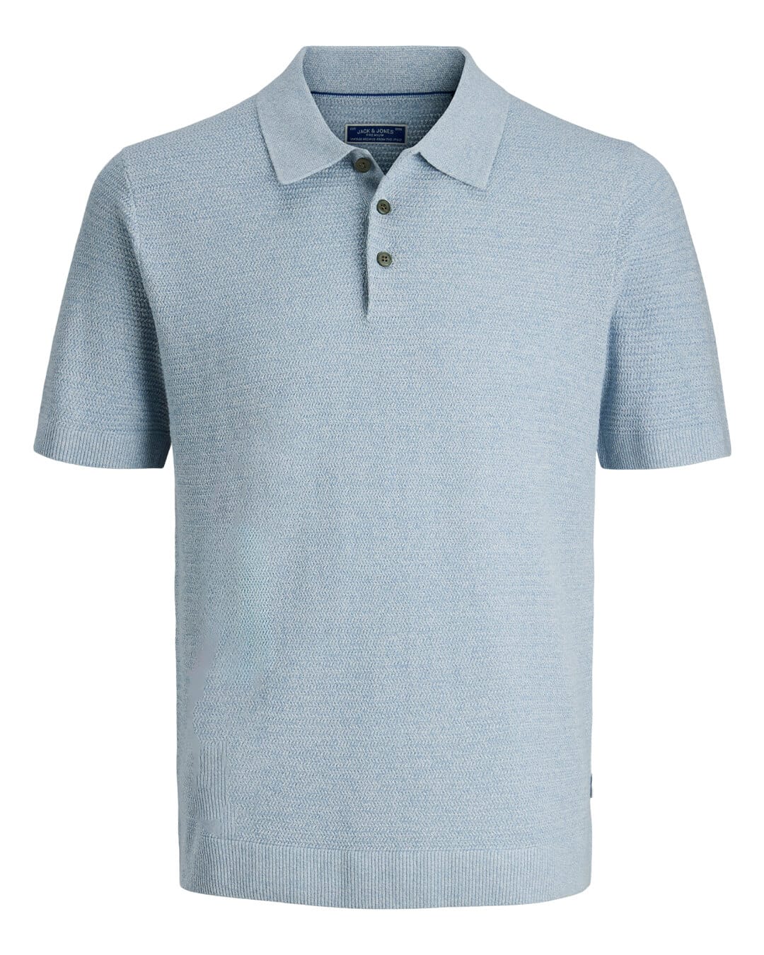 Jack&Jones Polo Shirts Jack&Jones Blue Knit Polo