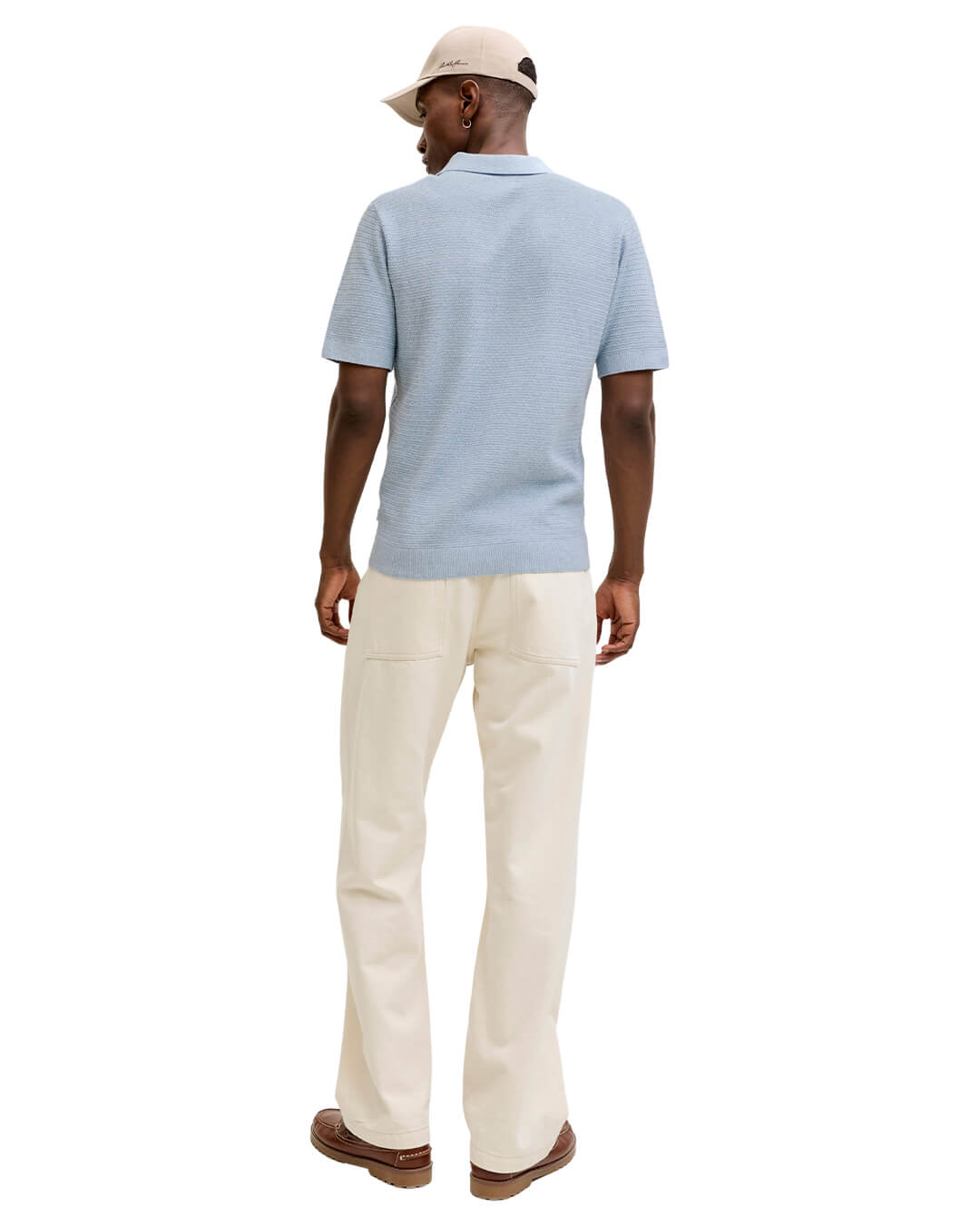Jack&Jones Polo Shirts Jack&Jones Blue Knit Polo