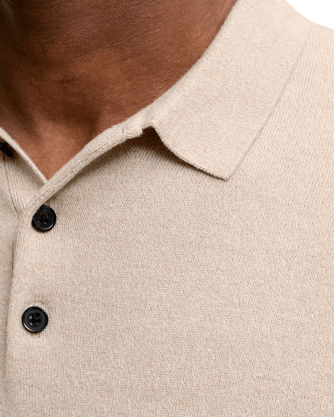 Jack & Jones Polo Shirts Jack & Jones Grey Basic Knit Long Sleeve Polo Shirt