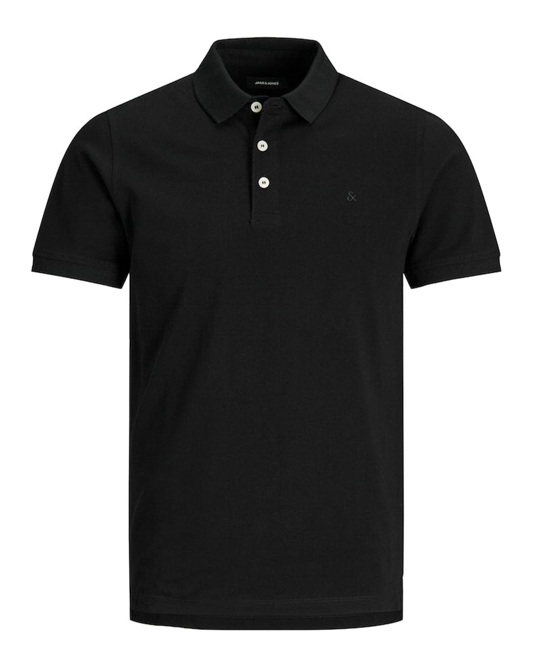 Jack &amp; Jones Polo Shirts Jack &amp; Jones Paulos Core Black Polo Shirt