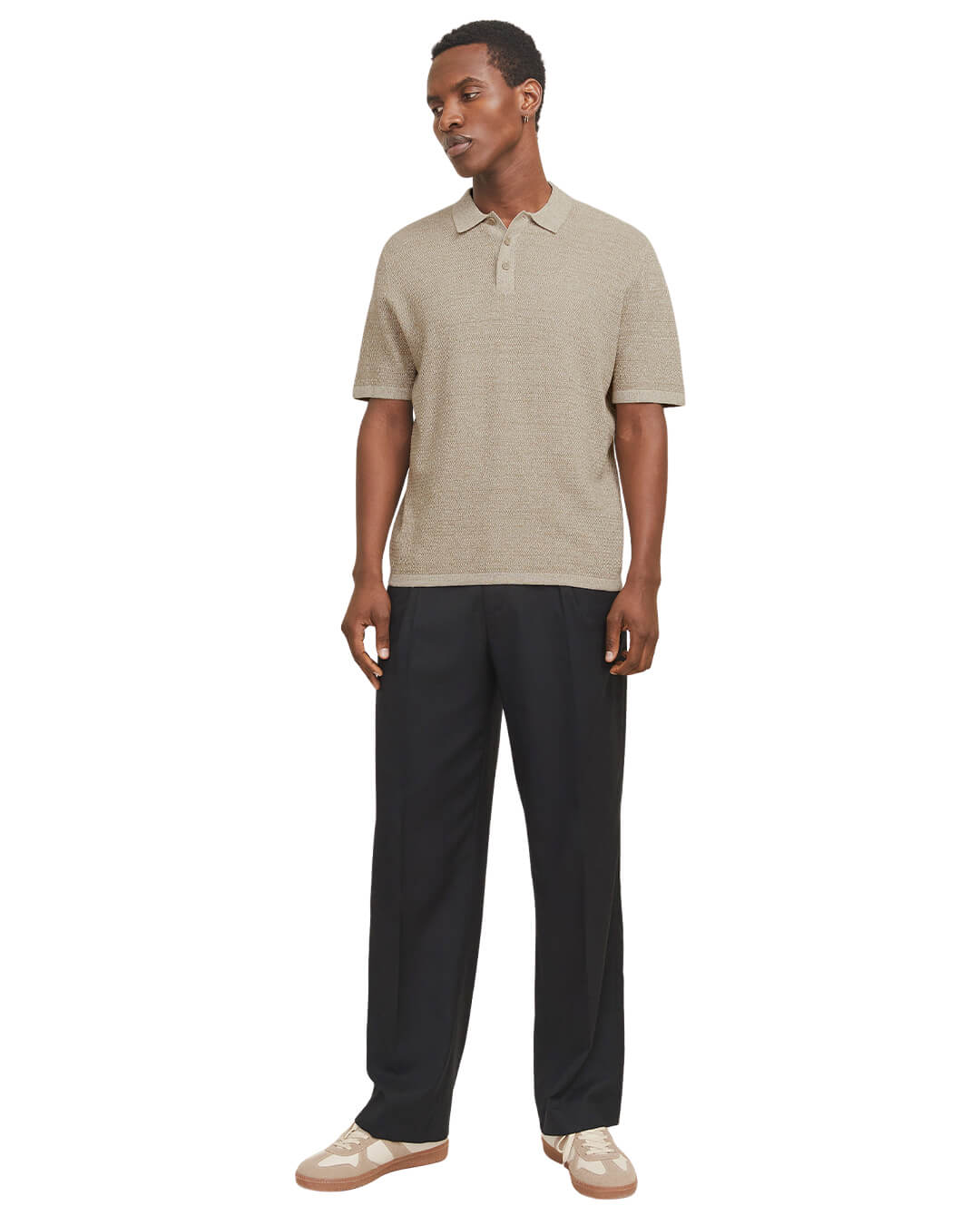 Jack & Jones Polo Shirts Jack & Jones Polo Shirt  Jjegeorge Knit  Brown