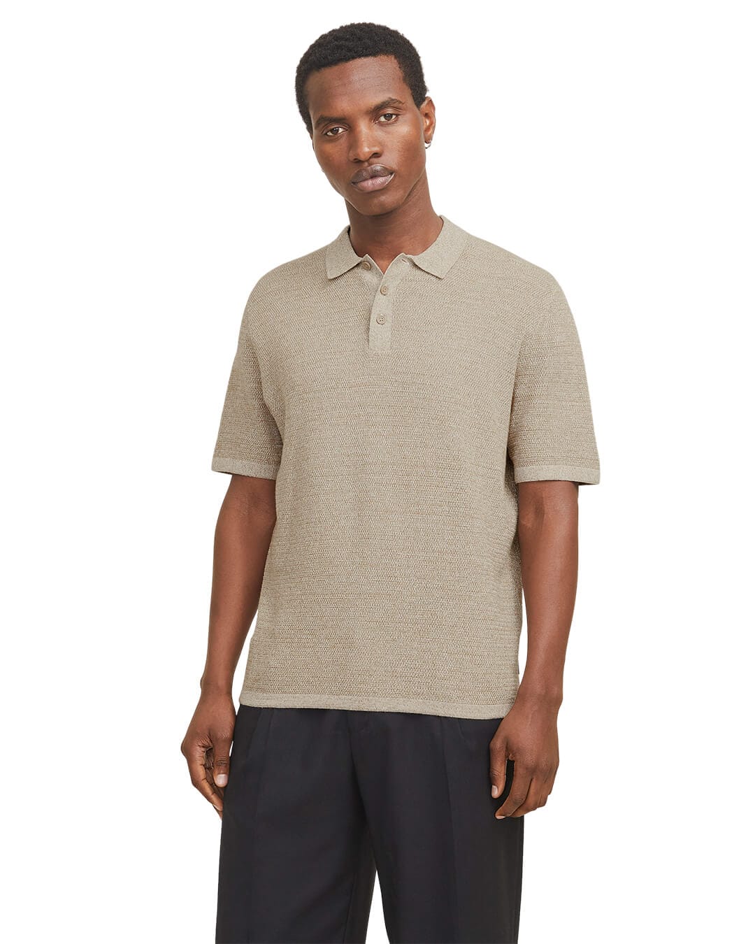 Jack & Jones Polo Shirts Jack & Jones Polo Shirt  Jjegeorge Knit  Brown