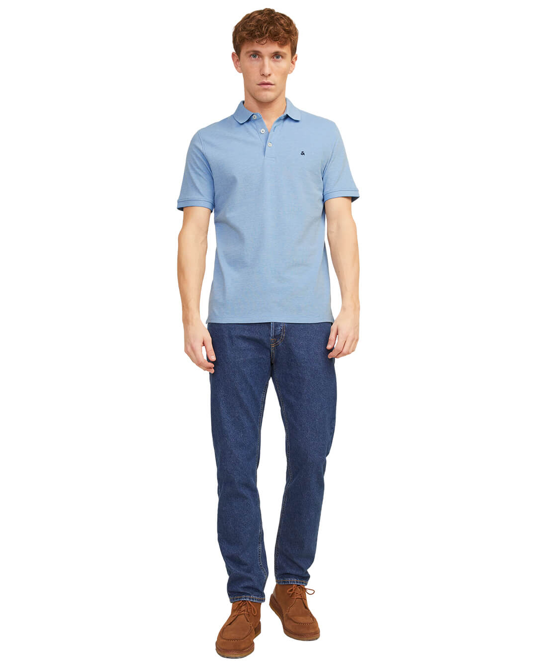 Jack & Jones Polo Shirts Jack & Jones sky  Jjepaulos Polo shirt