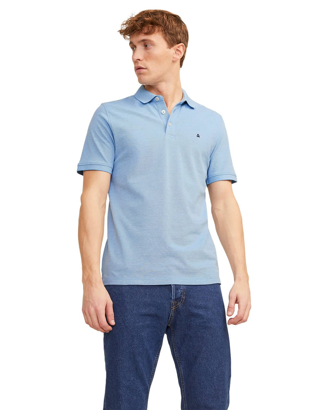 Jack & Jones Polo Shirts Jack & Jones sky  Jjepaulos Polo shirt