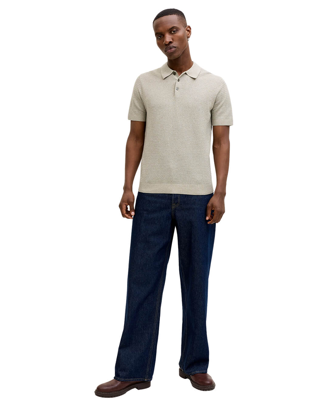 Jack&Jones Polo Shirts Jack&Jones Stone Knit Polo