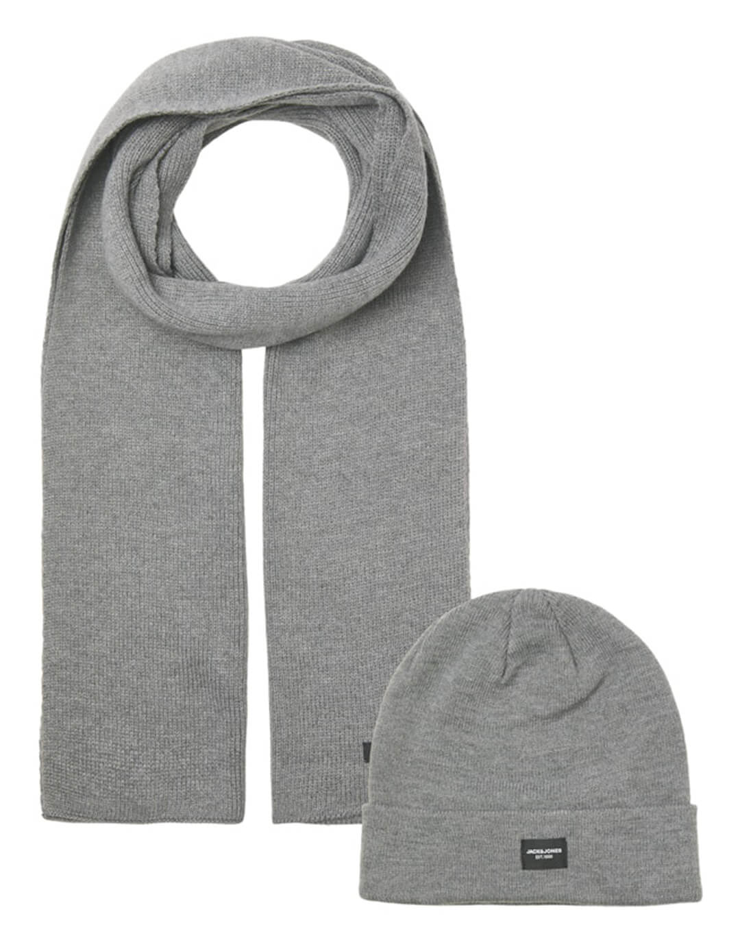 Jack & Jones Scarves One Size JACDNA GIFTBOX GREY MELANGE GREY MELANGE