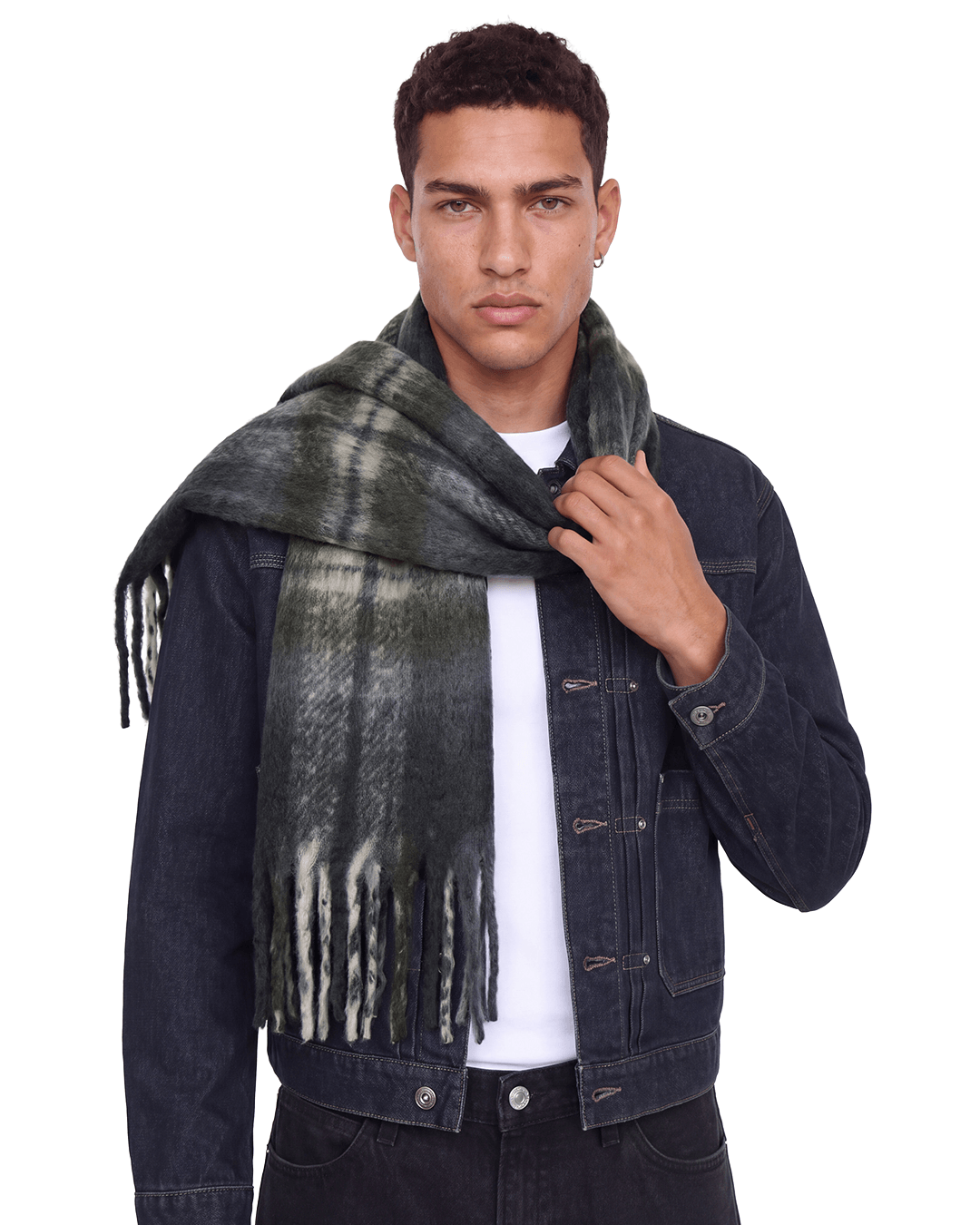 Jack & Jones Scarves ONE Jack & Jones Purple Norrebro Chunky Scarf