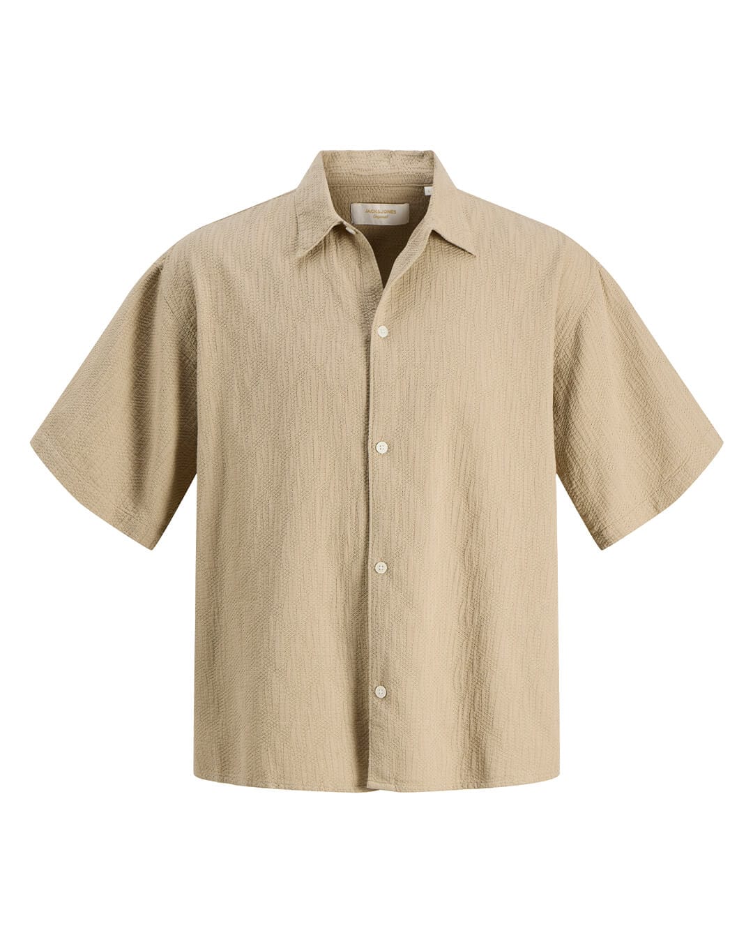 Jack & Jones Shirts Jack & Jones Beige Jormontauk Shirt