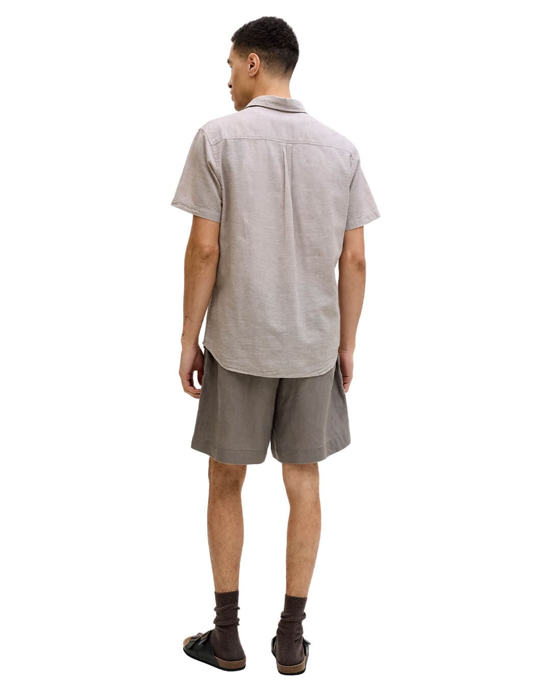 Jack&Jones Shirts Jack&Jones Beige Linen Blend Shirt