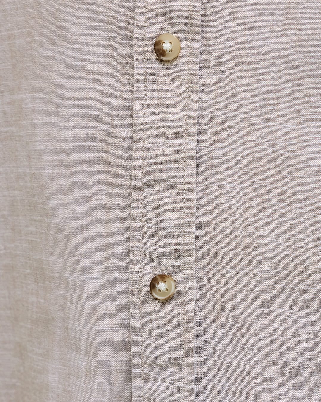 Jack&Jones Shirts Jack&Jones Beige Linen Blend Shirt