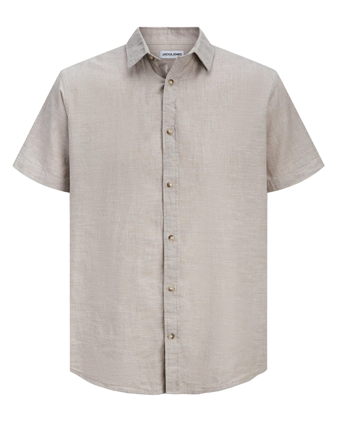 Jack&Jones Shirts Jack&Jones Beige Linen Blend Shirt