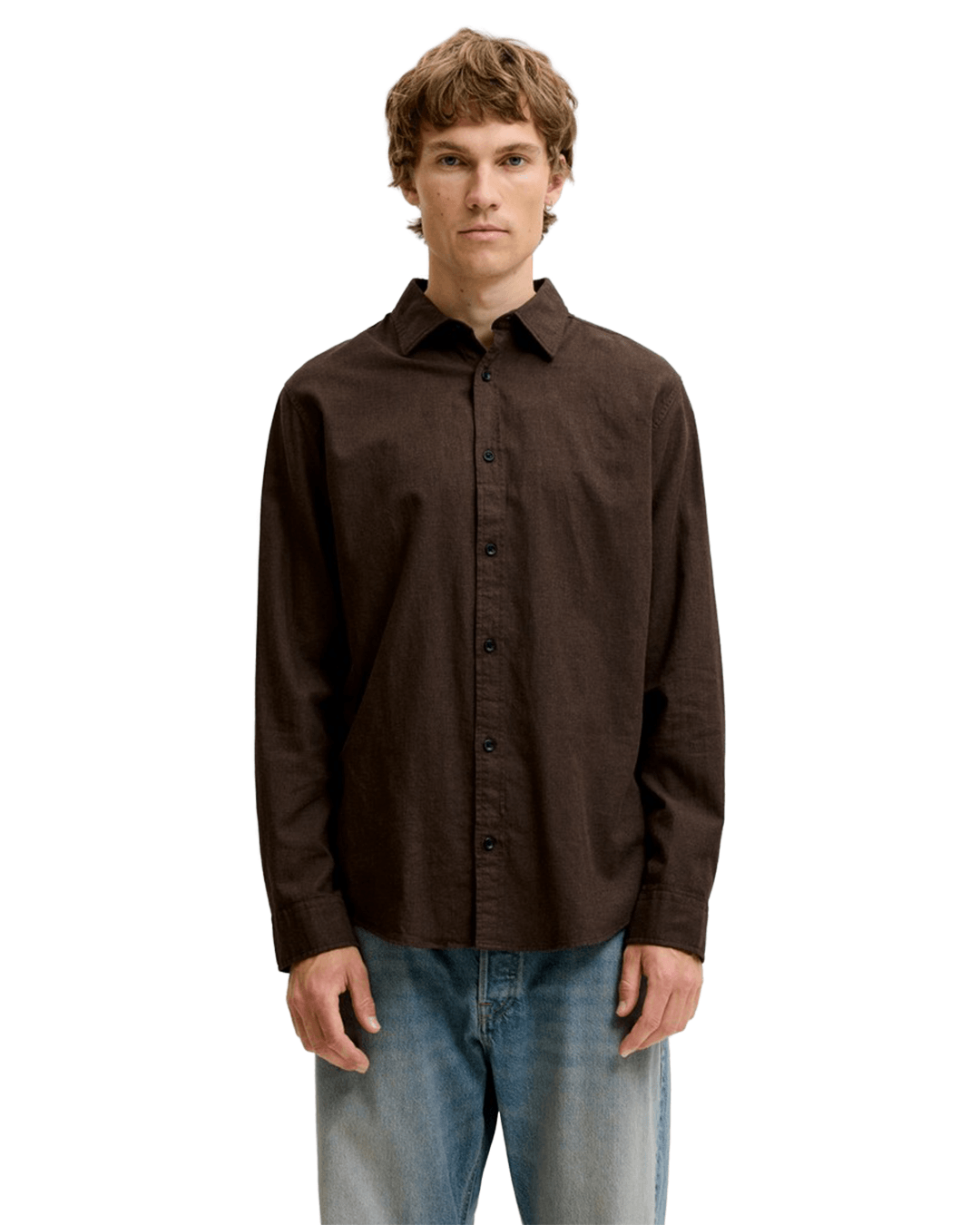 Jack & Jones Shirts Jack & Jones Black Field Melange Shirt