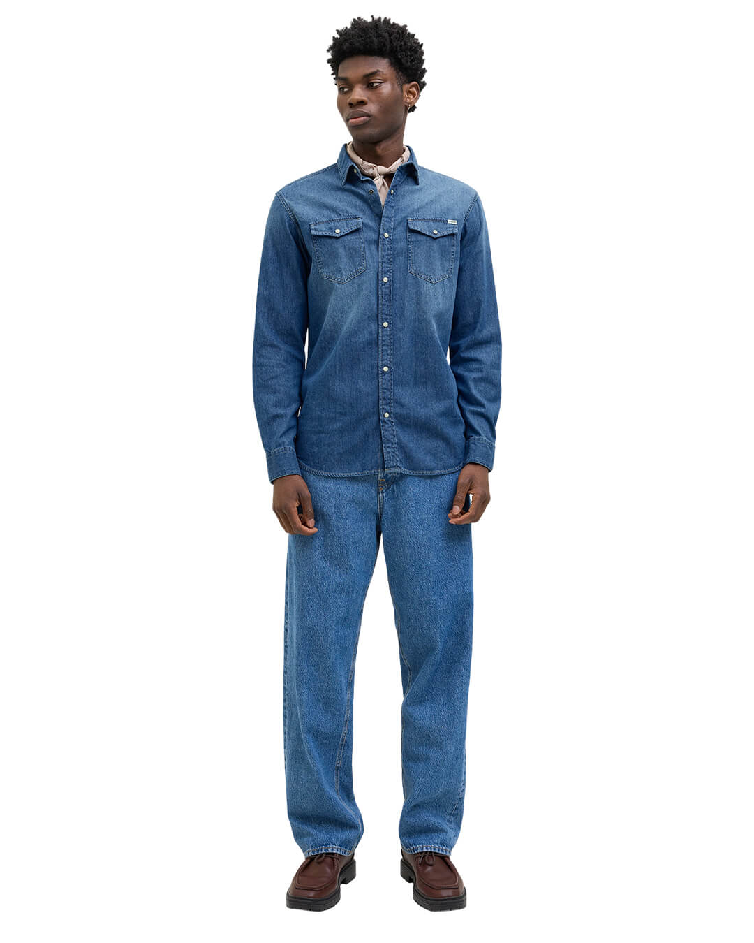 Jack&Jones Shirts XS Jack&Jones Blue Denim Shirt