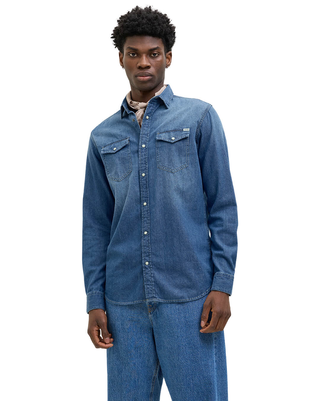 Jack&Jones Shirts XS Jack&Jones Blue Denim Shirt