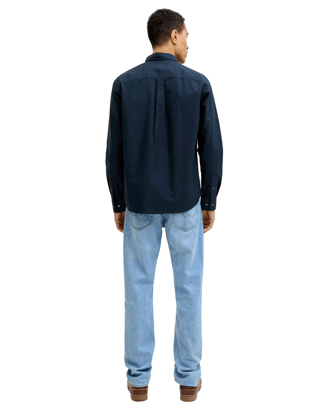 Jack & Jones Shirts Jack & Jones Blue Harvey Oxford Shirt