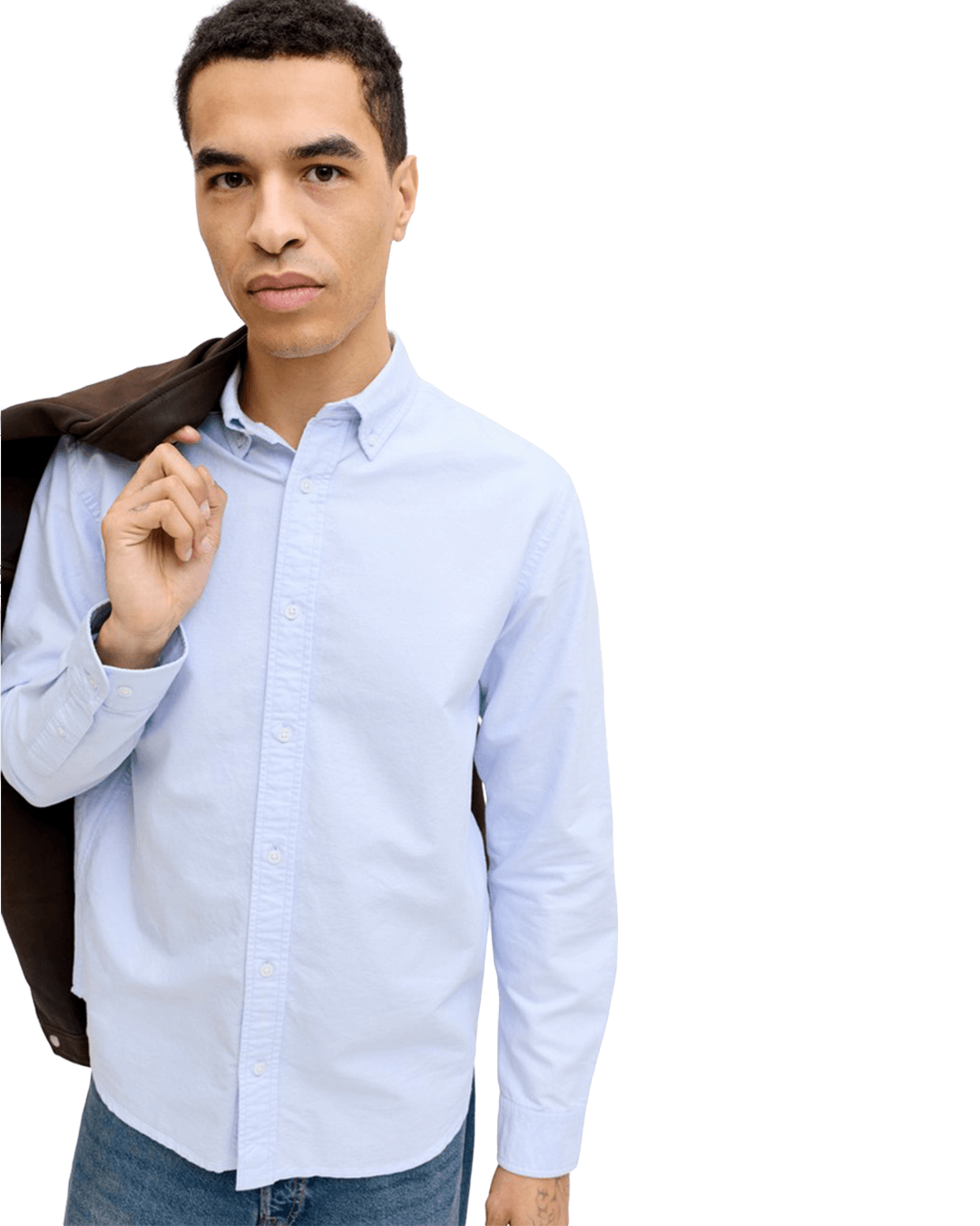 Jack & Jones Shirts Jack & Jones Blue Harvey Oxford Shirt