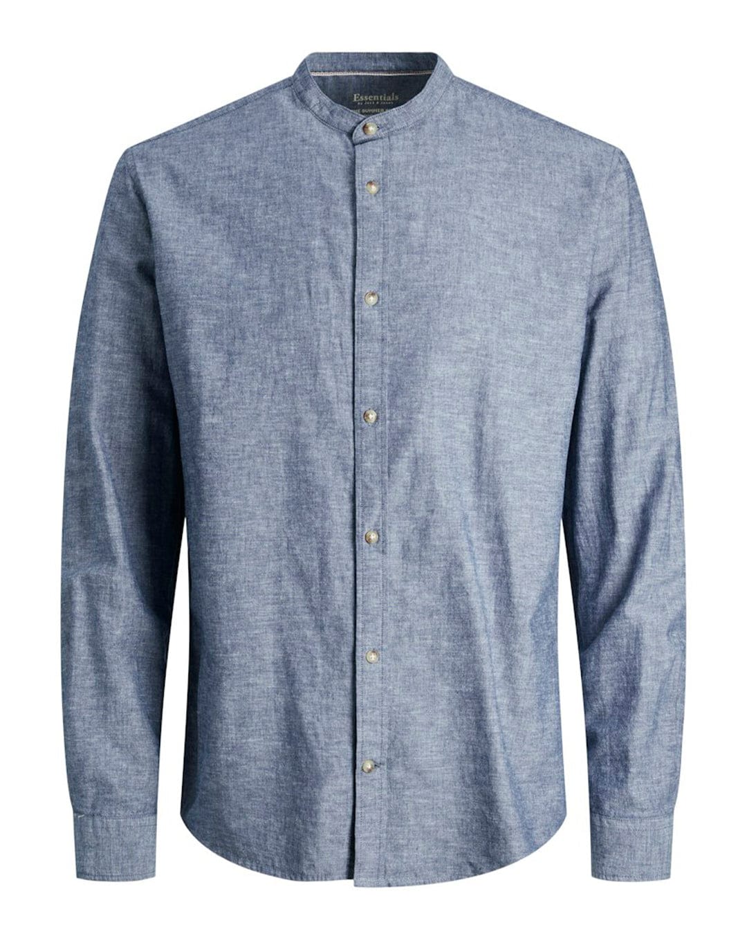 Jack &amp; Jones Shirts Jack &amp; Jones Blue Summer Linen Blend Shirt