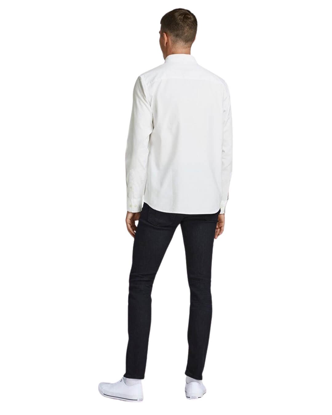 Jack &amp; Jones Shirts Jack &amp; Jones Brook White Oxford Shirt