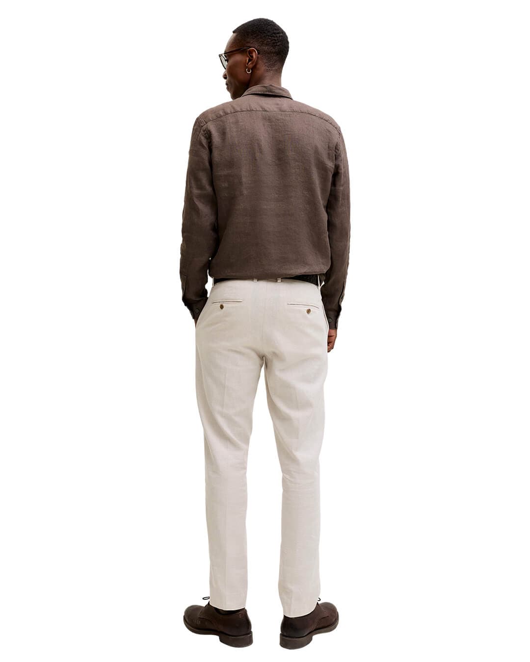 Jack & Jones Shirts Jack & Jones Brown  Jprblalawrence Linen Shirt
