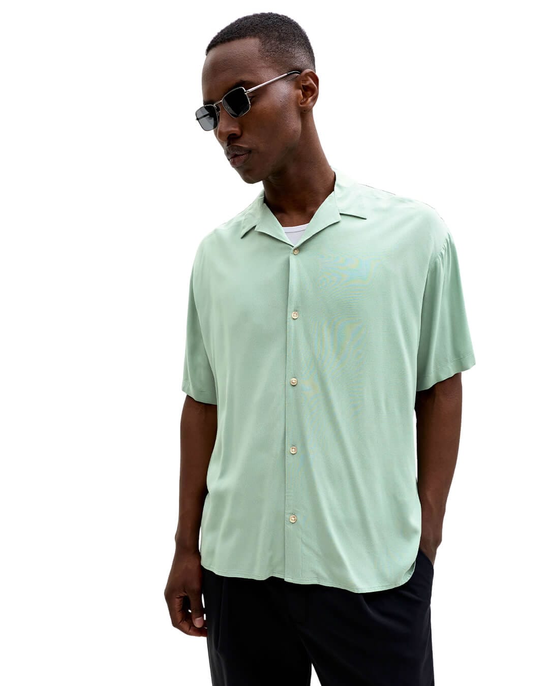 Jack&Jones Shirts Jack&Jones Granite Green Solid Shirt