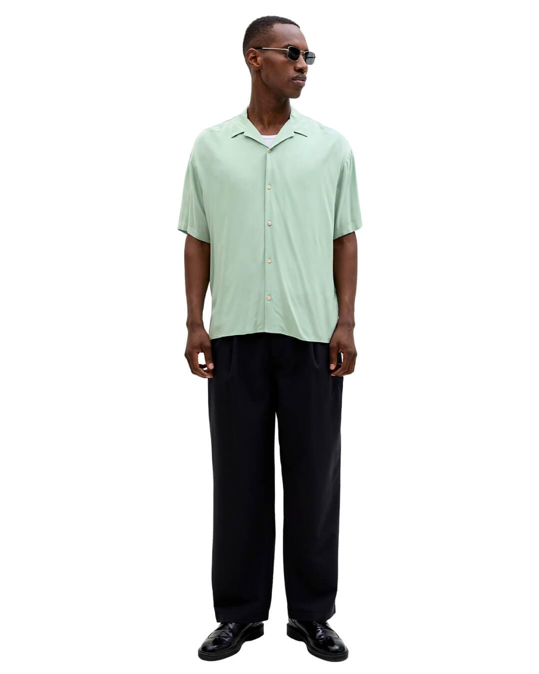 Jack&Jones Shirts Jack&Jones Granite Green Solid Shirt