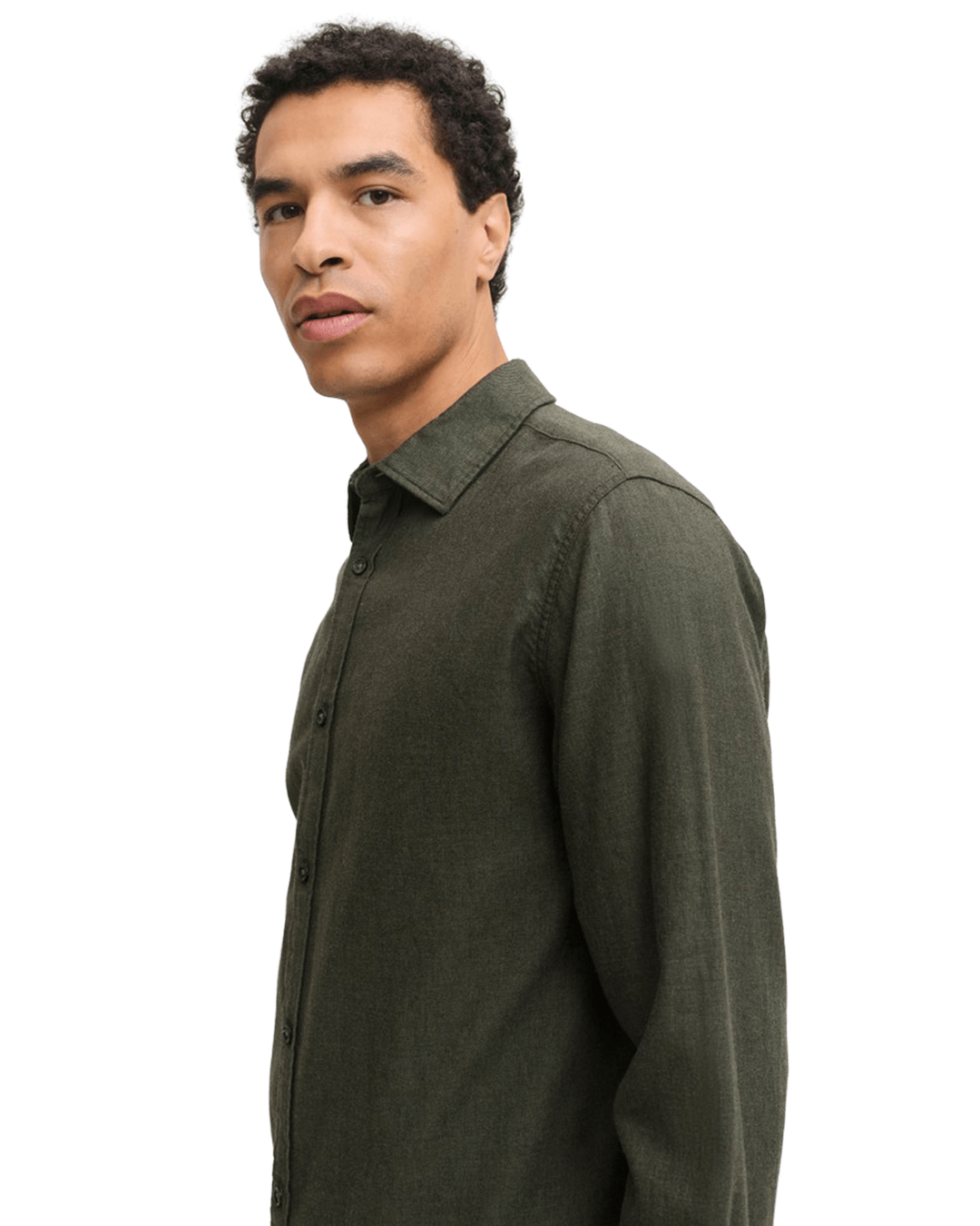 Jack & Jones Shirts Jack & Jones Green Field Melange Shirt