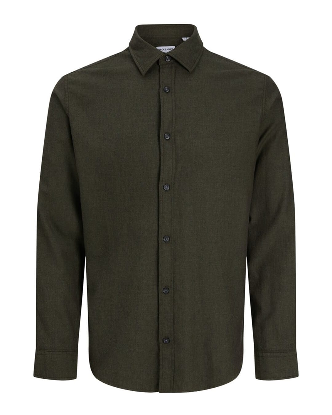 Jack & Jones Shirts Jack & Jones Green Field Melange Shirt