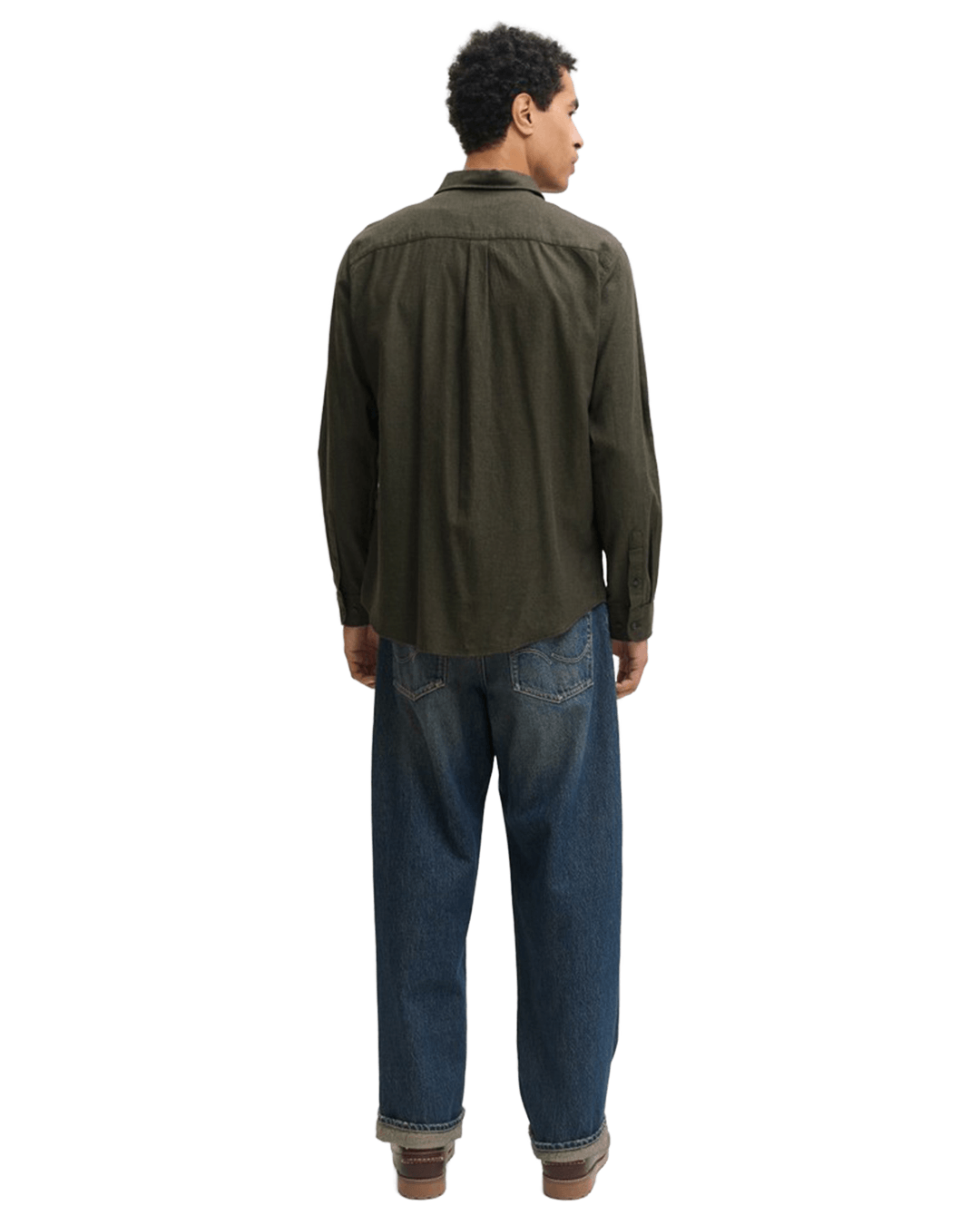 Jack & Jones Shirts Jack & Jones Green Field Melange Shirt