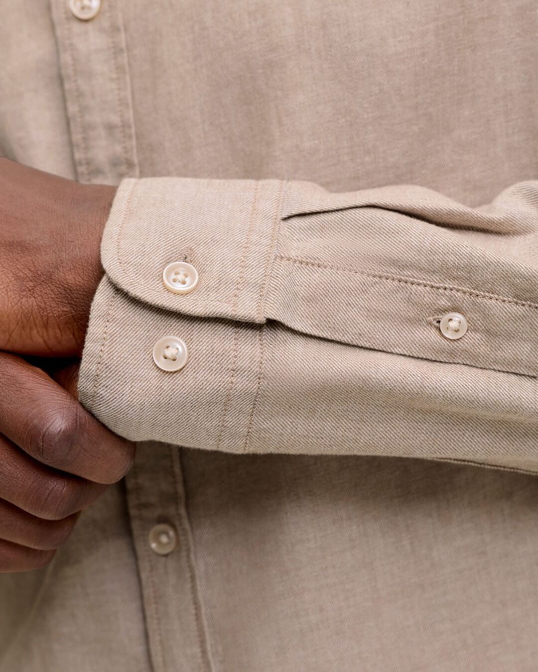 Jack & Jones Shirts Jack & Jones Grey Field Melange Shirt