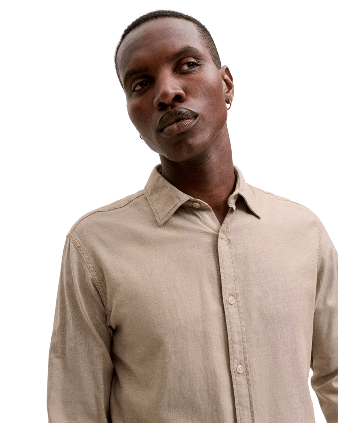 Jack & Jones Shirts Jack & Jones Grey Field Melange Shirt